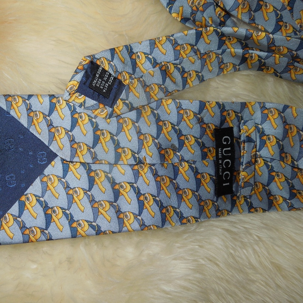 Gucci Driver Silk Tie - image 5